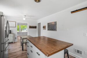 Large kitchen island
