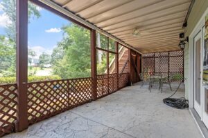 Screened-in Porch from Basement